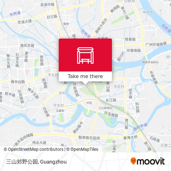 三山郊野公园 map