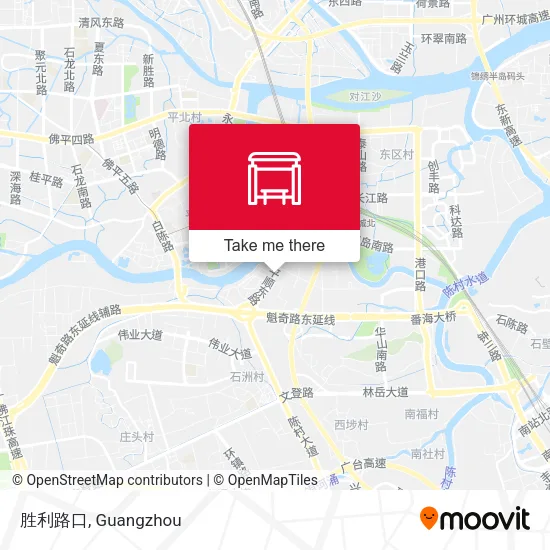 胜利路口 map