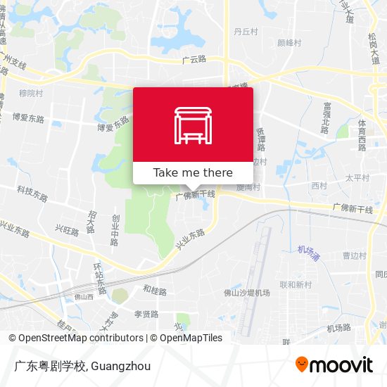 广东粤剧学校 map
