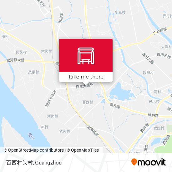 百西村头村 map