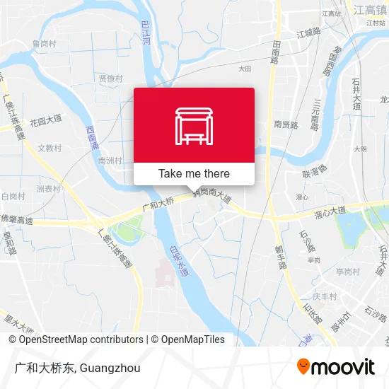 广和大桥东 map