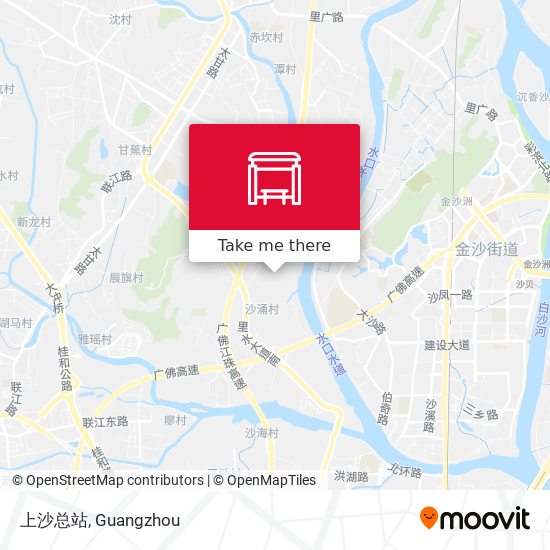 上沙总站 map