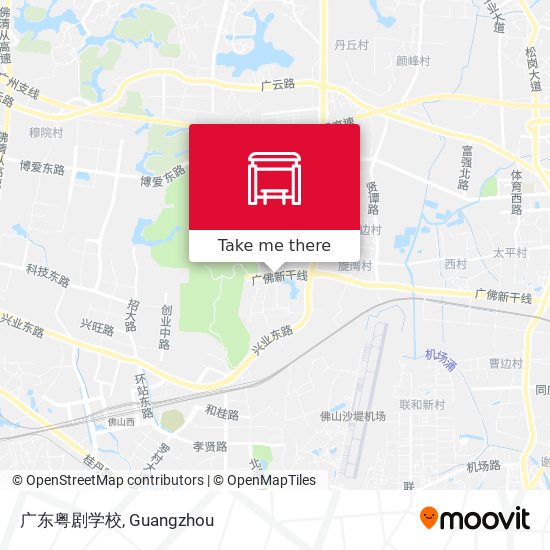 广东粤剧学校 map