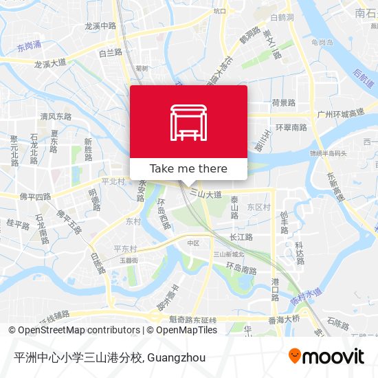 平洲中心小学三山港分校 map