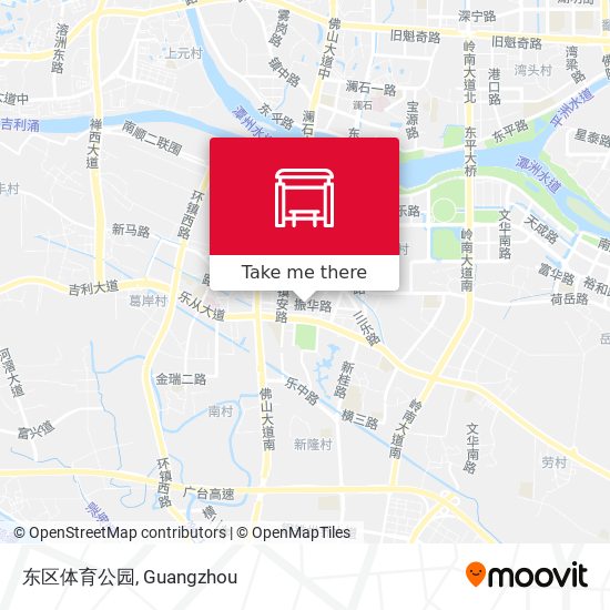 东区体育公园 map