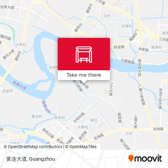 黄连大道 map