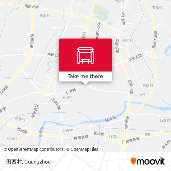 田西村 map
