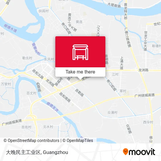 大晚民主工业区 map