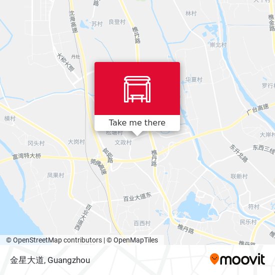 金星大道 map