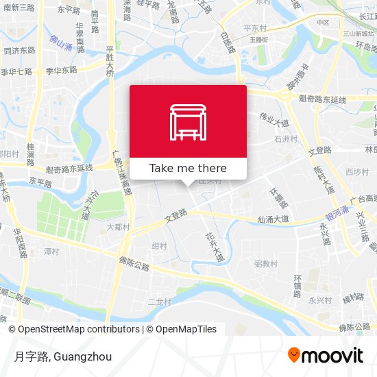 月字路 map