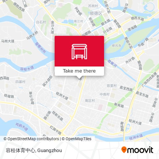 容桂体育中心 map