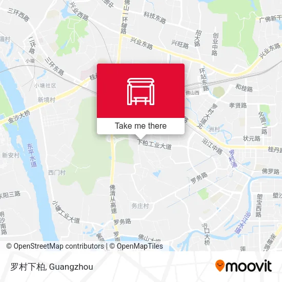 罗村下柏 map