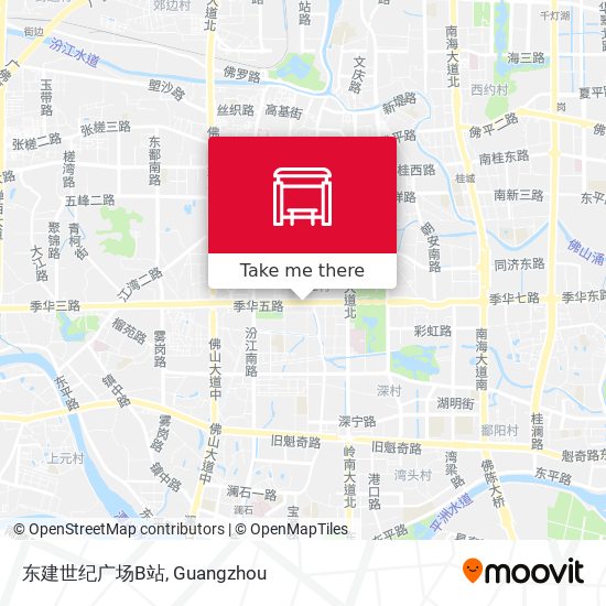 东建世纪广场B站 map