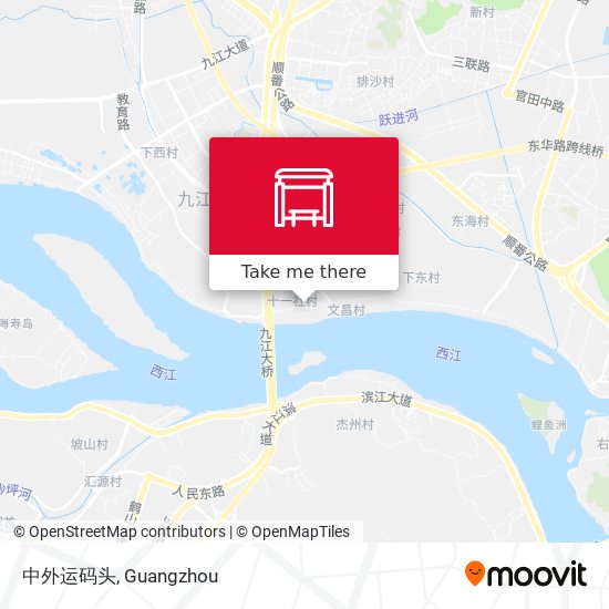 中外运码头 map