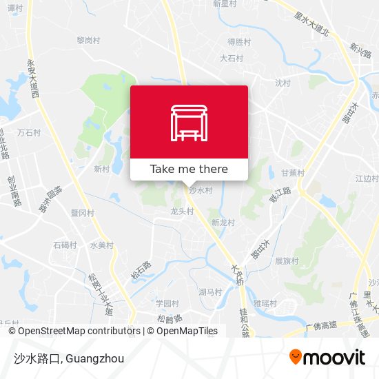 沙水路口 map