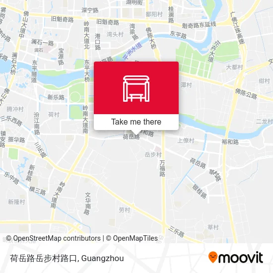 荷岳路岳步村路口 map