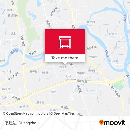 袁屋边 map