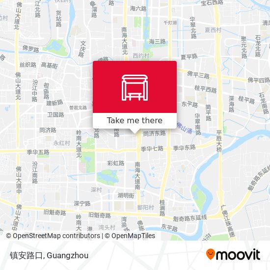 镇安路口 map