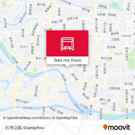石湾公园 map