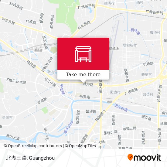 北湖三路 map