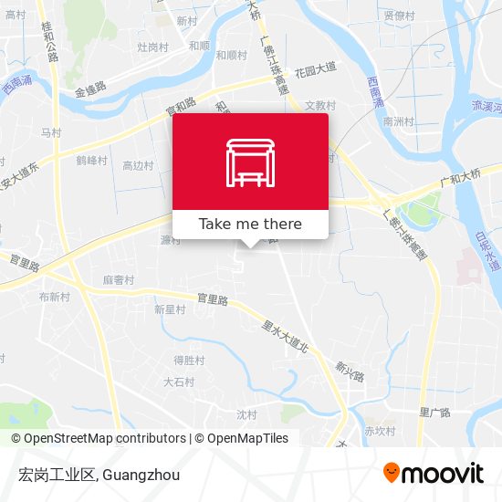 宏岗工业区 map