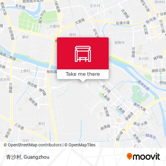 青沙村 map