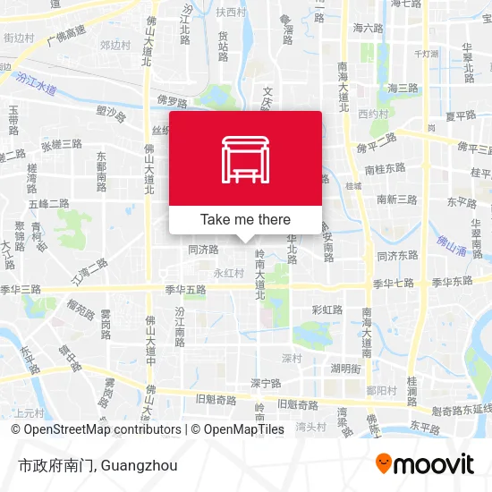 市政府南门 map