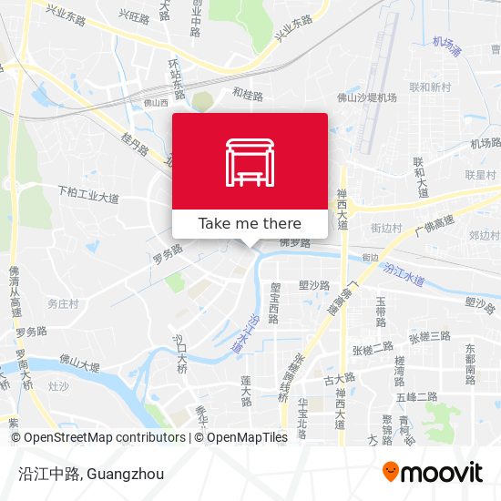 沿江中路 map