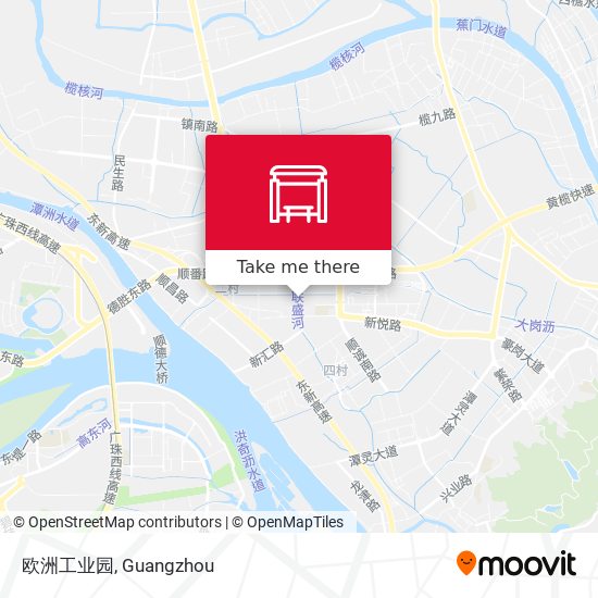 欧洲工业园 map