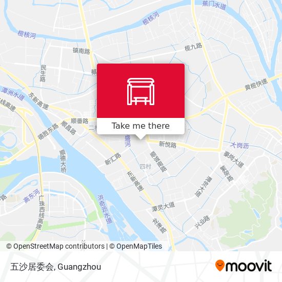 五沙居委会 map