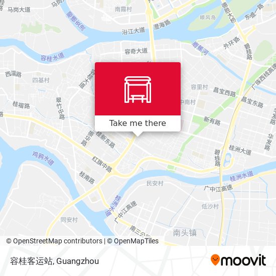 容桂客运站 map