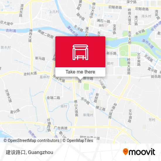 建设路口 map
