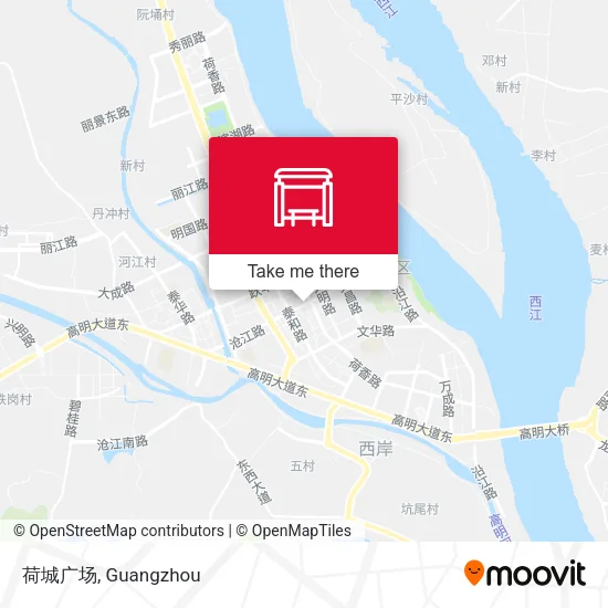 荷城广场 map