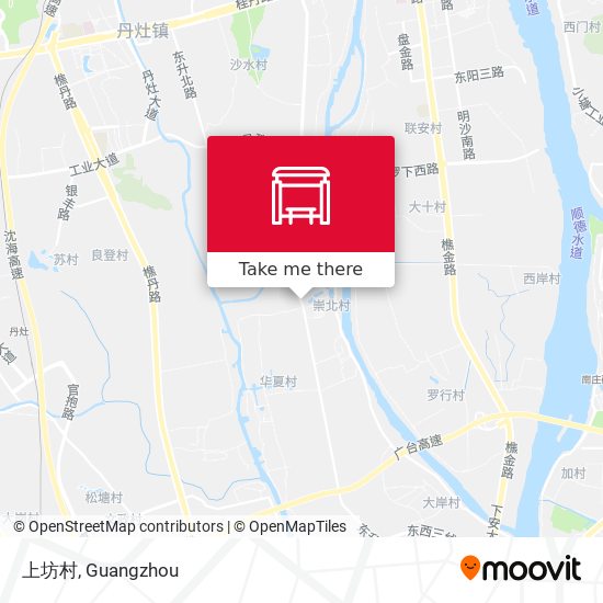 上坊村 map