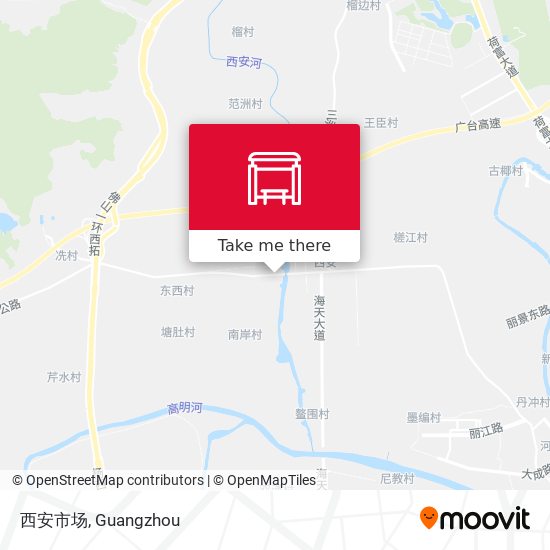西安市场 map