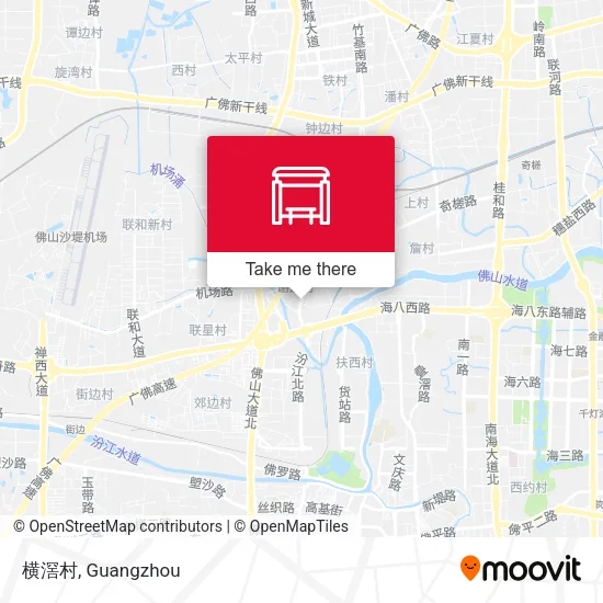 横滘村 map