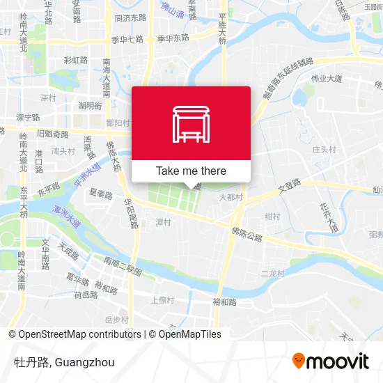 牡丹路 map