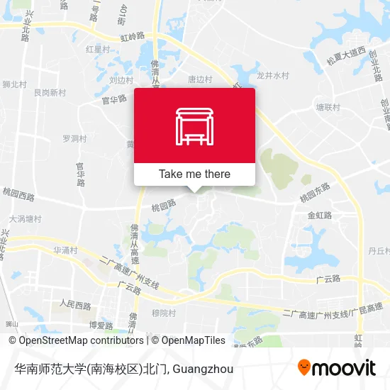 华南师范大学(南海校区)北门 map