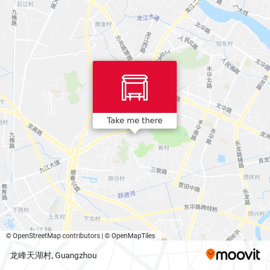 龙峰天湖村 map