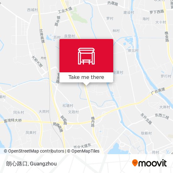 朗心路口 map