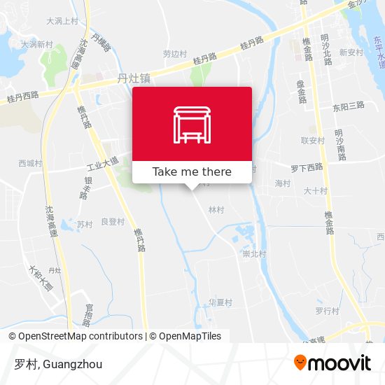 罗村 map