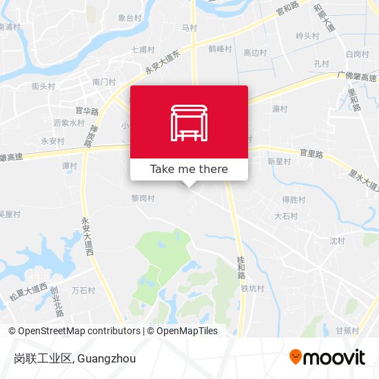 岗联工业区 map