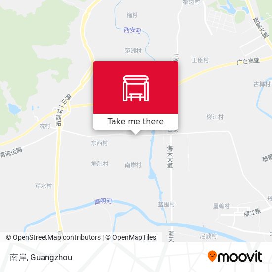 南岸 map