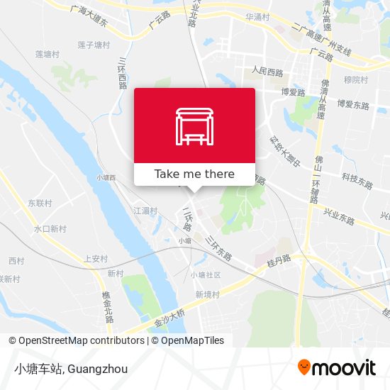 小塘车站 map