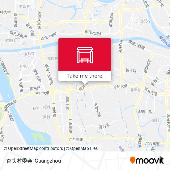 杏头村委会 map