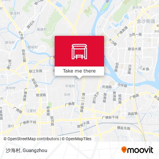 沙海村 map