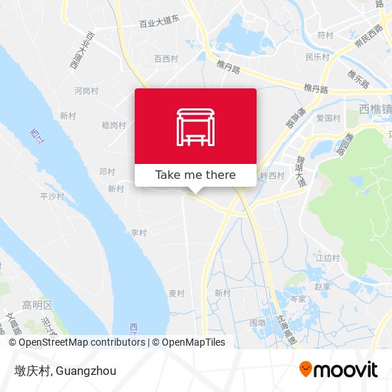 墩庆村 map