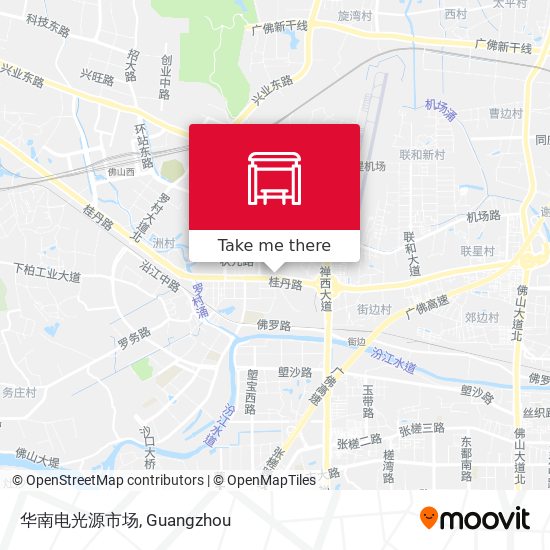 华南电光源市场 map