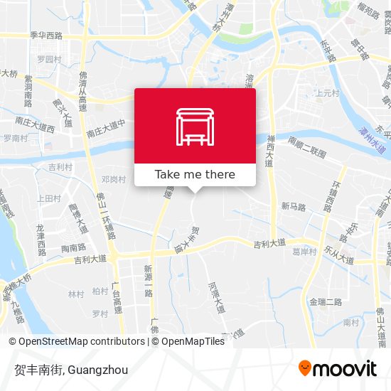 贺丰南街 map