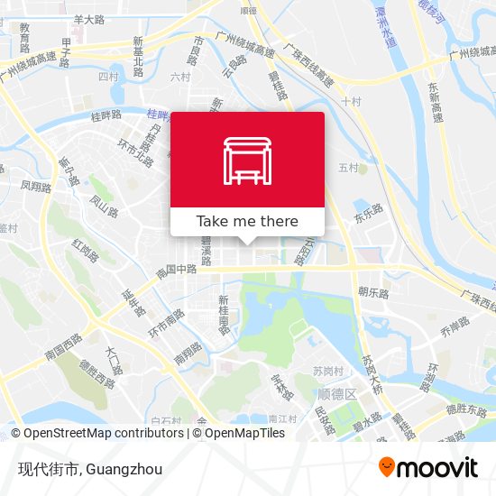现代街市 map